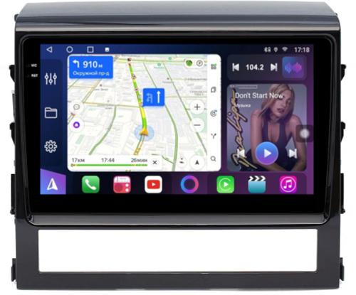 Магнитола для Toyota Land Cruiser 200 2015-2021 (без JBL) - FarCar S400-TS18 монитор 9.5" QLED на Android 14, CarPlay, 4G SIM-слот