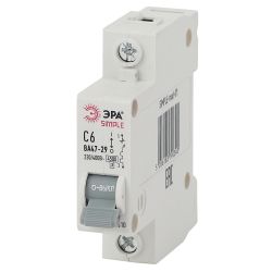 Автоматический выключатель ЭРА SIMPLE SIMPLE-mod-01 ВА 47-29 1P 6А кривая С 4,5кА | Электротовары