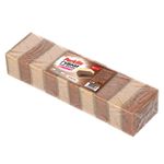 Губки для посуды 9,5х6,5х4 см, XL, ЭКСТРА ПЕНА, КОМПЛЕКТ 10 штук, КРУПНОПОРИСТЫЕ, цвет шоколад, PERKLIN (ПЕРКЛИН), 702736