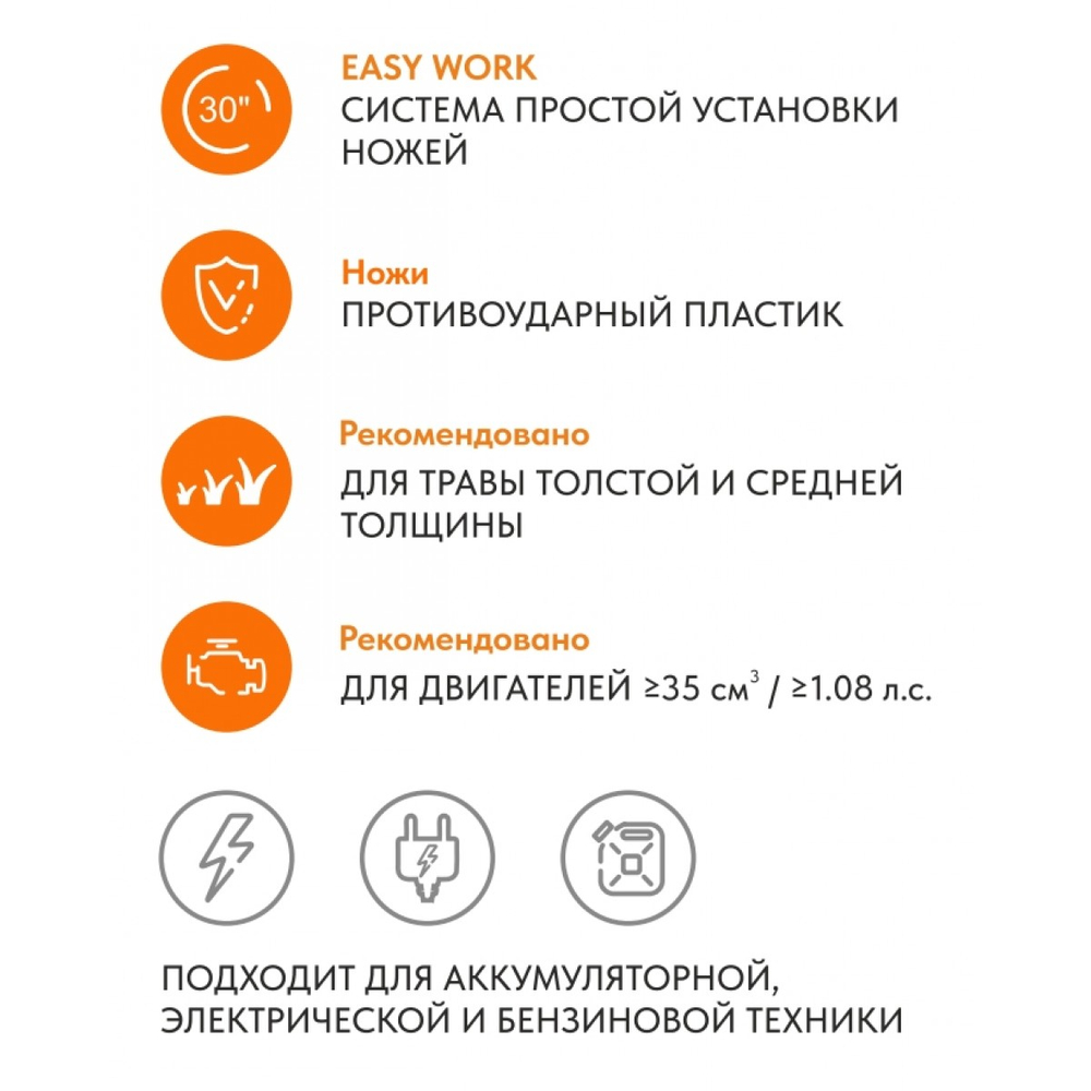 Косильная головка VILLARTEC P-Cut 3