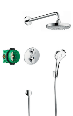 Душевой набор Hansgrohe 27295000 Croma Select S / Ecostat S