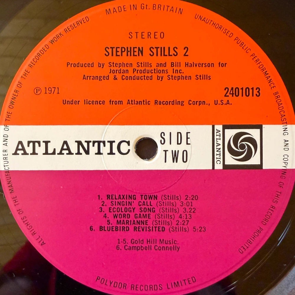 Stephen Stills – Stephen Stills 2 (Англия 1971г.)
