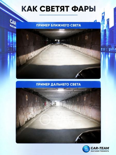 Фары ВАЗ 2110, 2112, 2111 передние тюнинг c ДХО NEO led New, белые поворотники