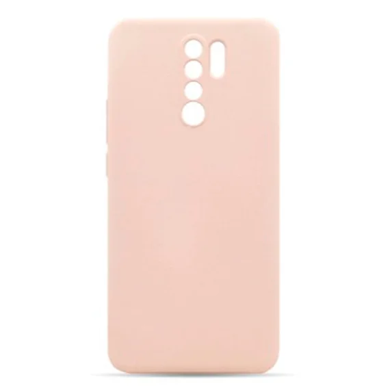 Силиконовый чехол Monarch Premium для Redmi 9 (Пудровый)