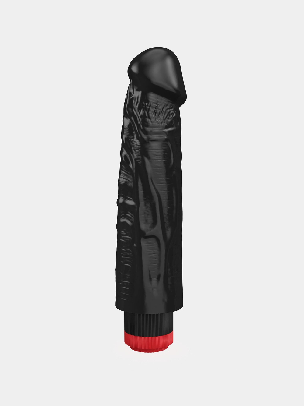 Вибратор-реалистик с крупными венками - 18,5 см.