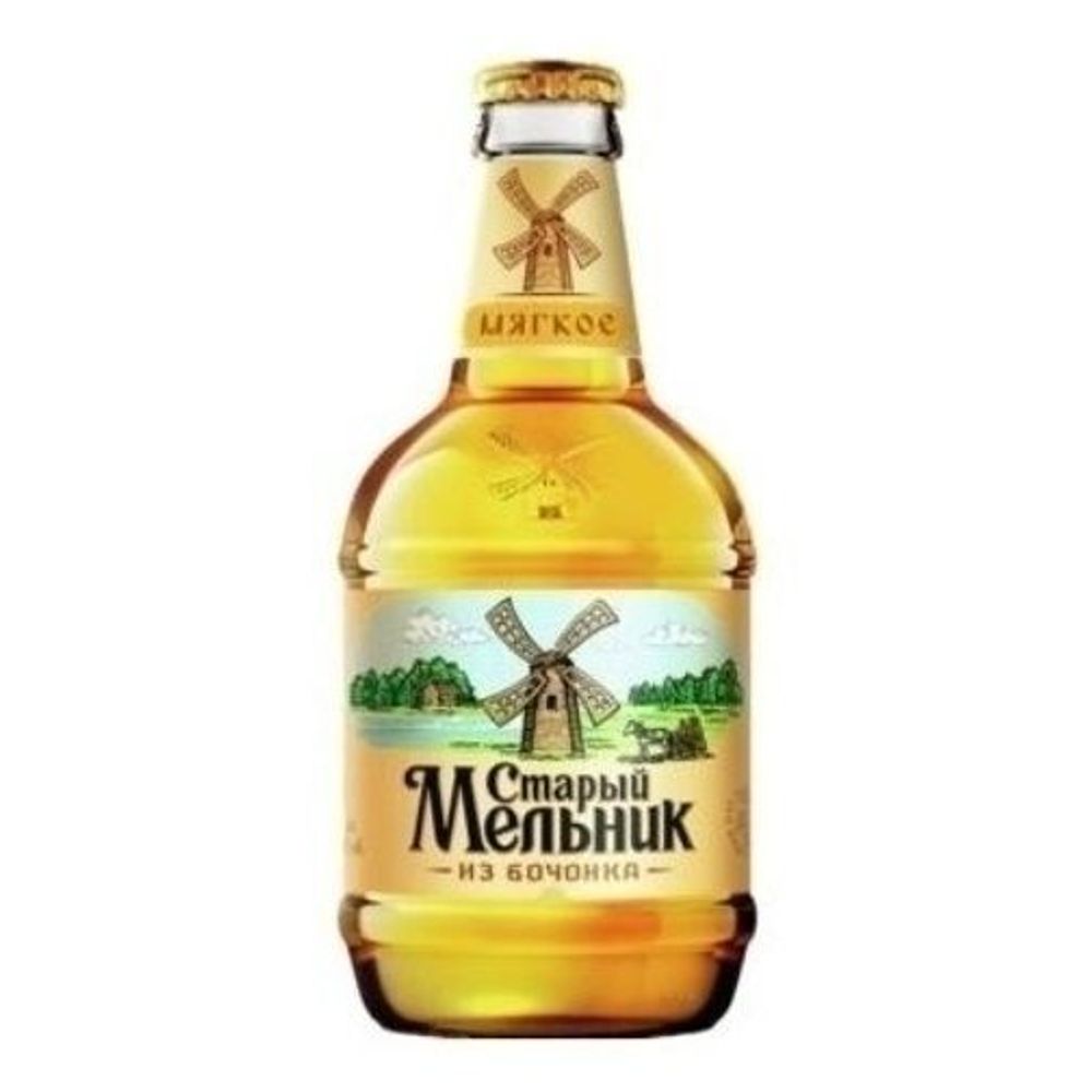 Пиво Старый Мельник из бочонка без.алк. 0,45 л стек