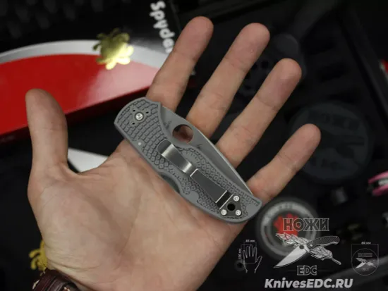 Нож складной Spyderco Native 5 Lightweight 41PGY5 c клинком из стали Maxamet, рукоять FRN