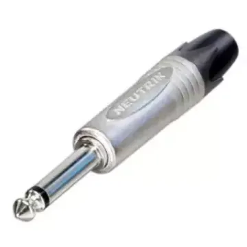NEUTRIK NP2X - джек моно, кабельный, 6.3 мм, корпус металл, цвет - никель