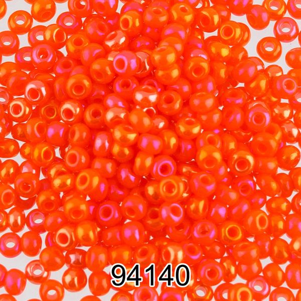 Бисер Preciosa 10/0 (2.3 мм), 500 г, 94140 (Ф322) оранжевый