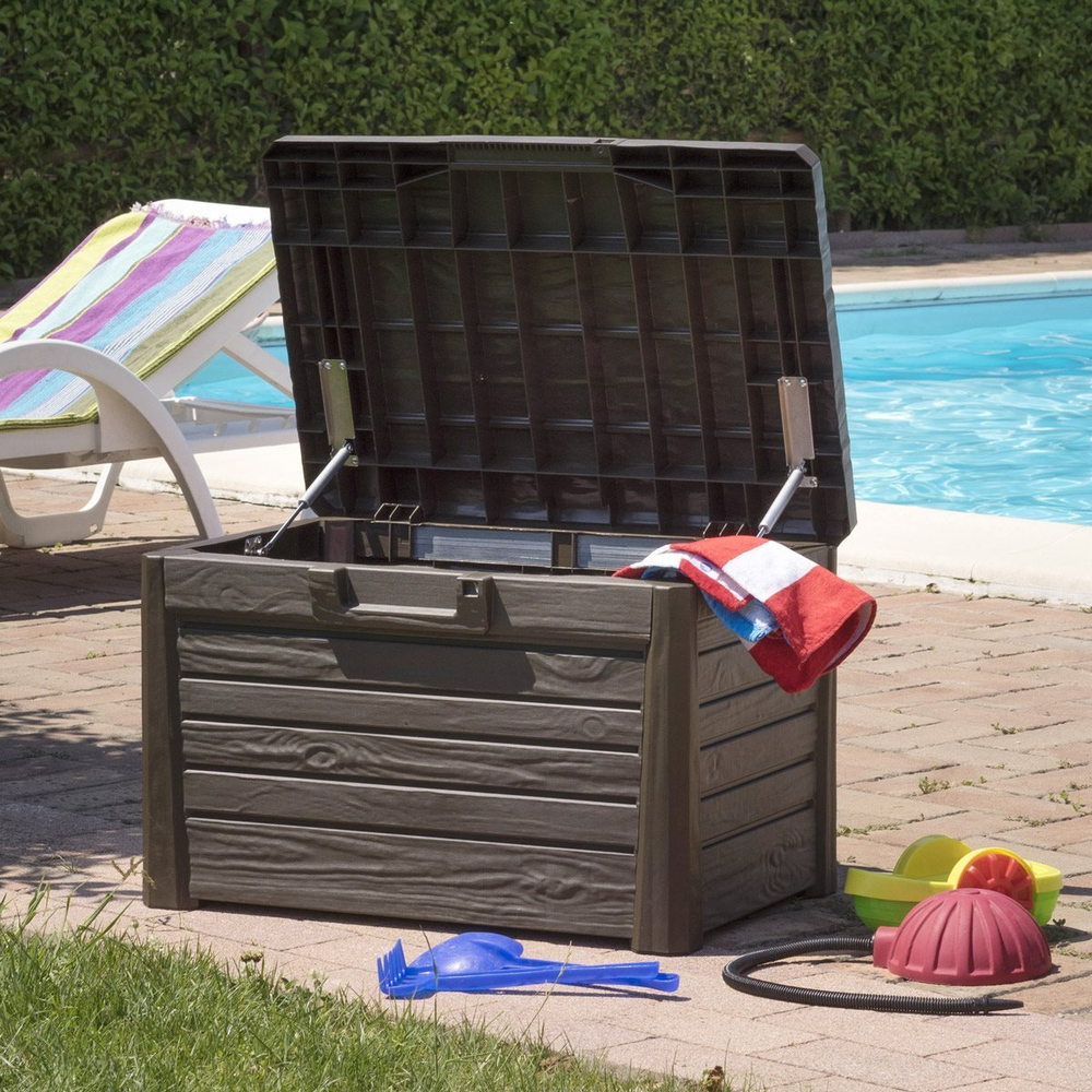 Пластиковый сундук Toomax Florida Compact 120 л brown