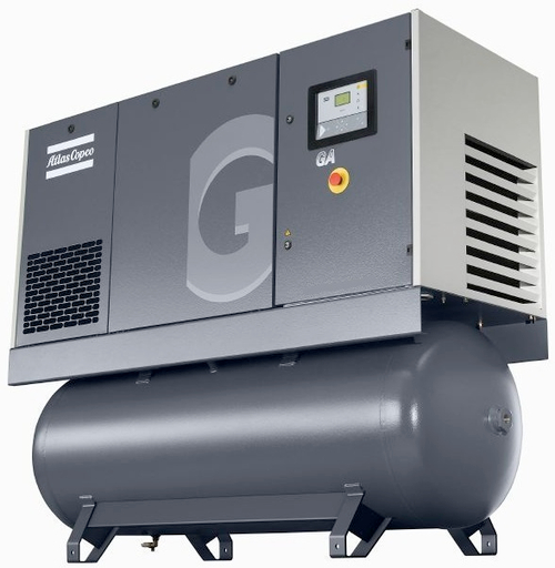 Винтовой компрессор Atlas Copco GA 7 7,5 FF с ресивером