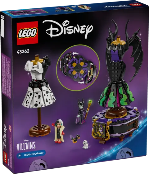 Конструктор LEGO Disney 43262 Платья Малефисенты и Круэллы Де Виль