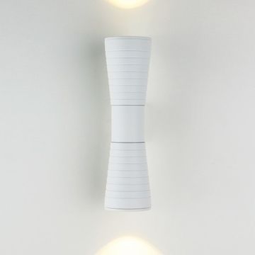 Уличный настенный светильник 1502 TECHNO LED белый Tube double Elektrostandard