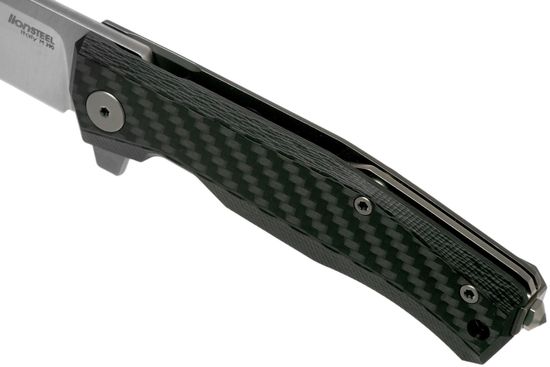 Складной нож Lion Steel "Myto" L/MT01 CF c клинком из стали Böhler M390 Microclean®, рукоять титан / карбон