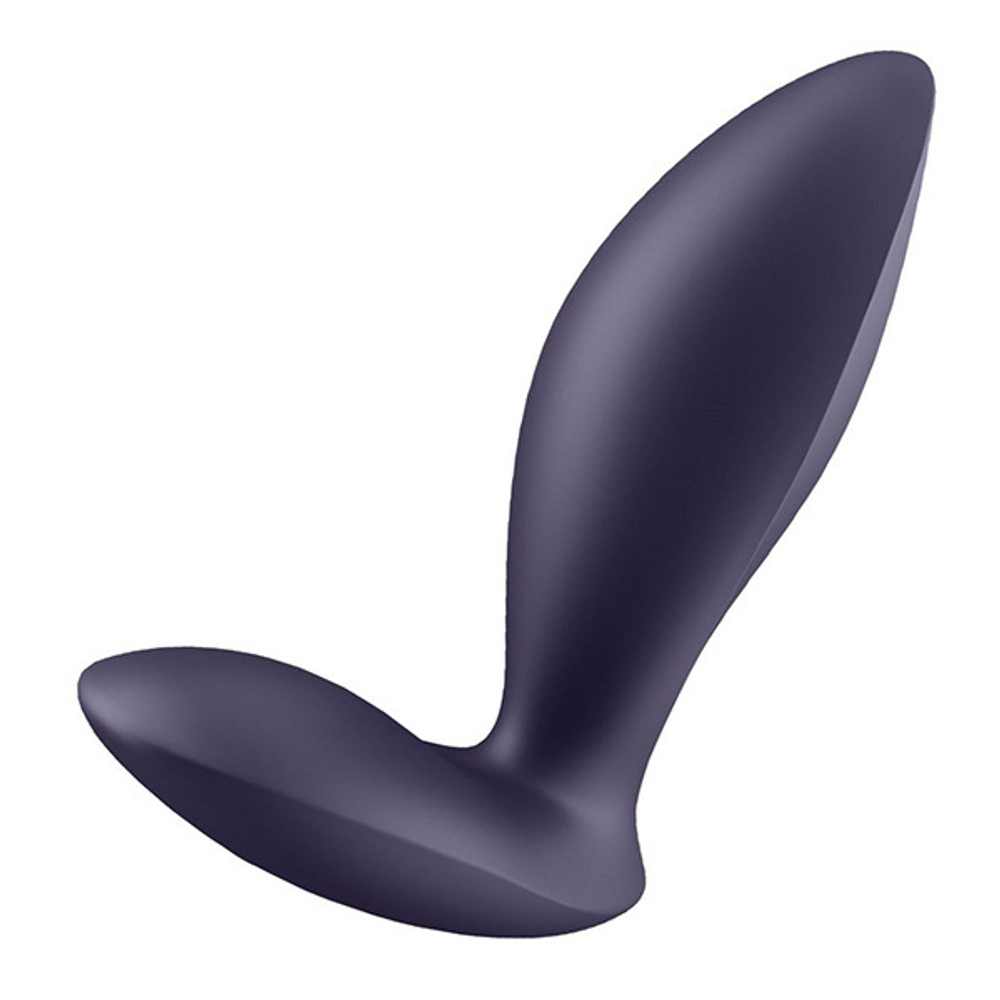 Фиолетовый анальный вибростимулятор Satisfyer Power Plug