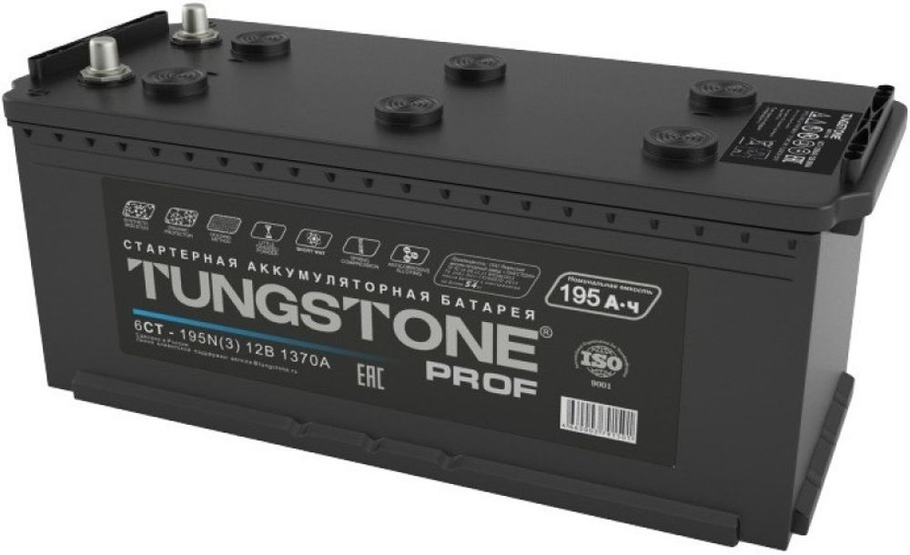 TUNGSTONE Prof 6СТ-195 аккумулятор TUNGSTONE Prof 6СТ-195 аккумулятор