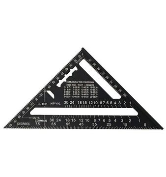 Плотницкий угольник WOODWORK 170 мм, алюминиевый, метрический CTR-170