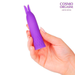 Фиолетовый вибромассажер с 10 режимами вибрации 10,5см Bior Toys Cosmo Orgasm CSM-23159