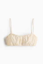 Короткий топ со сборками - H&M