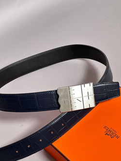Ремень Hermes из кожи крокодила