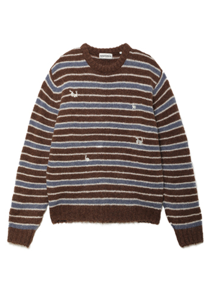 Мужской Свитер (Round-neck) Bunny Crossings