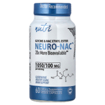 Nutri, NEURO-NAC ™, этиловый эфир глицина и NAC, 60 веганских капсул