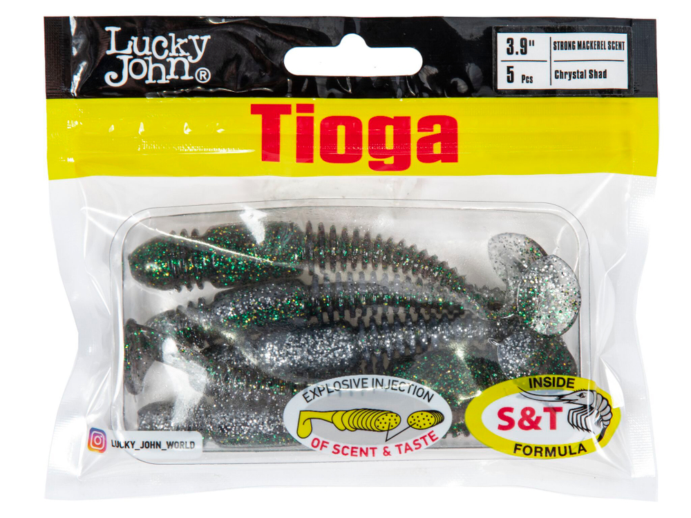 Мягкая съедобная приманка LJ Pro Series Tioga 3.9 in (100 мм), цвет Z11, 5 шт