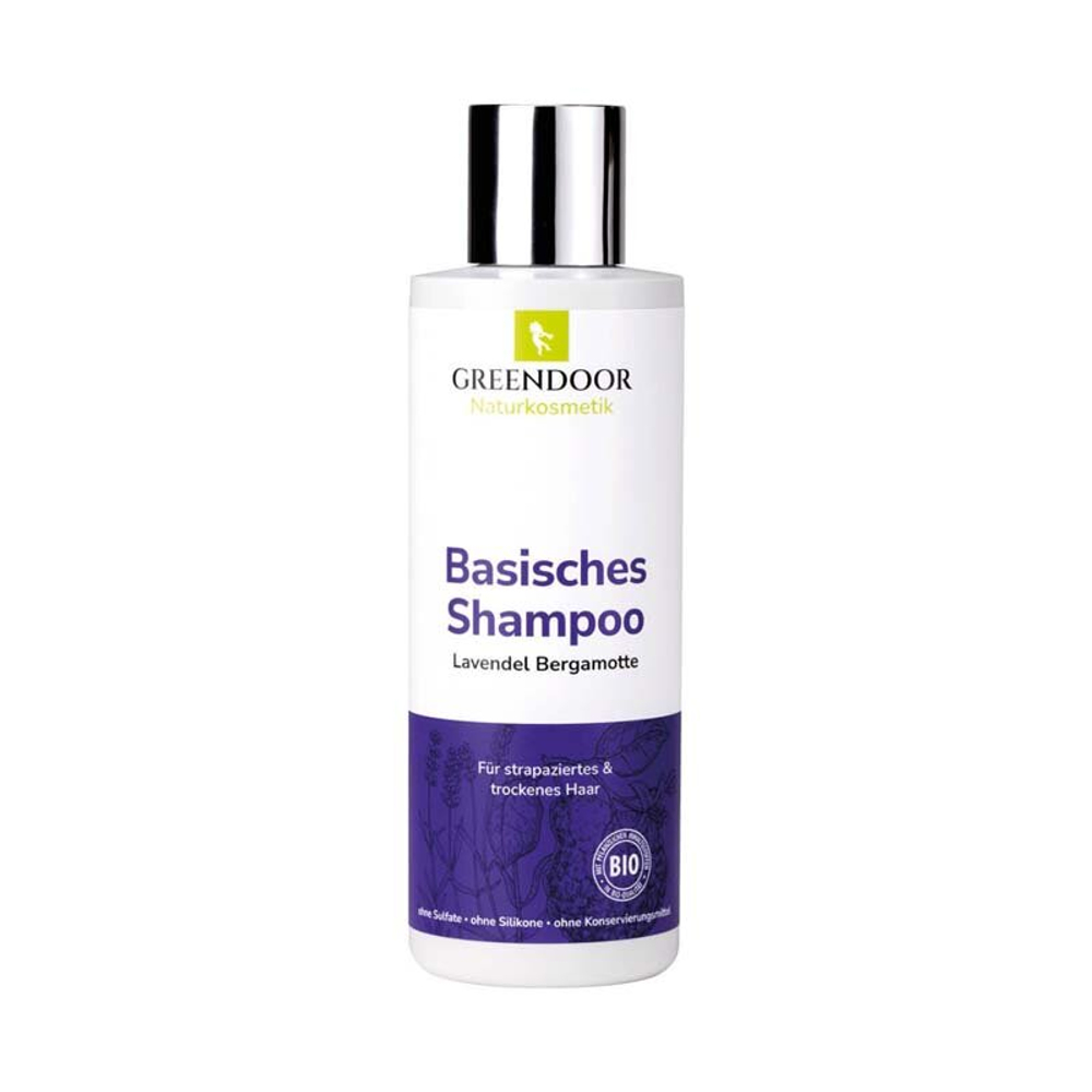 Щелочной шампунь с экстрактом лаванды и экстрактом горной моли Greendoor Naturkosmetik, 200 мл