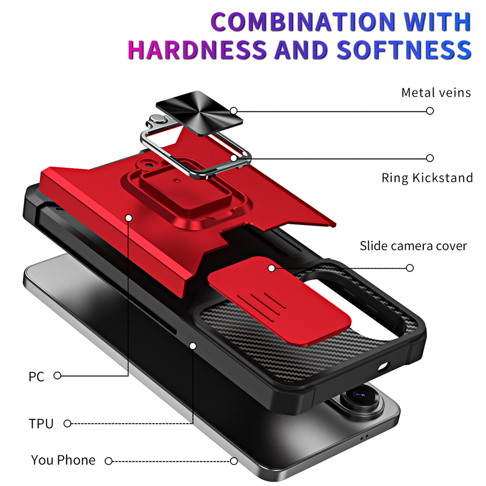 Противоударный чехол Сard Reader Case для Samsung Galaxy S25 Edge