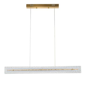 Подвесной светильник с пультом ДУ 32W 3000K-6000K V000088L 14018/1PL Brass бронза Dualita Indigo