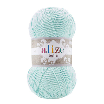 Пряжа Alize (Ализе) Bella 100 / уп.5 мот. по 100 г, 360м, 514 зимнее небо A