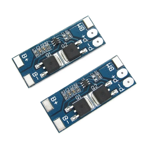 Набор плат заряда и защиты Li-ion BMS 2S 7.4V-8.4V 10A без балансировкой (2 шт)