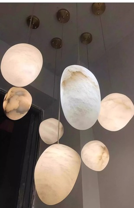 Pendant design lamp Galet S by Atelier Alain Ellouz