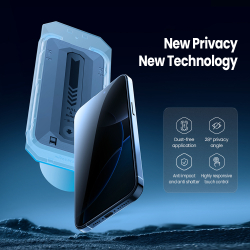 Стекло "Антишпион" от Nillkin для смартфона iPhone 16 Pro Max, серия Guardian Privacy Tempered Glass Screen Proetector