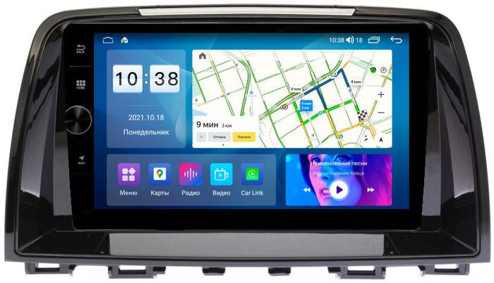 Магнитола для Mazda 6 2012-2014 - Parafar PF010FHDAV на Android 13, CarPlay, 4G SIM-слот