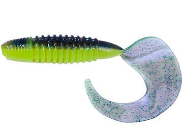 Твистеры съедобные LJ Pro Series CRUSHER GRUB 4,5in (11,4 см), цв. T53, 4 шт.