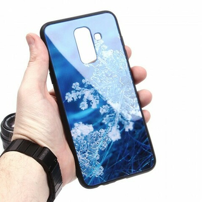 Глянцевый чехол для Samsung Galaxy J8 (2018), 010691