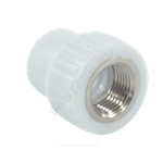 Муфта PP-R комбинированная белая Дн 25х3/4" ВР VALFEX 10129025