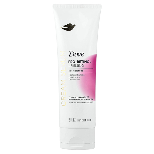 Dove, крем-сыворотка для тела с про-ретинолом, укрепляющая, 240 мл (8 жидк. унций)