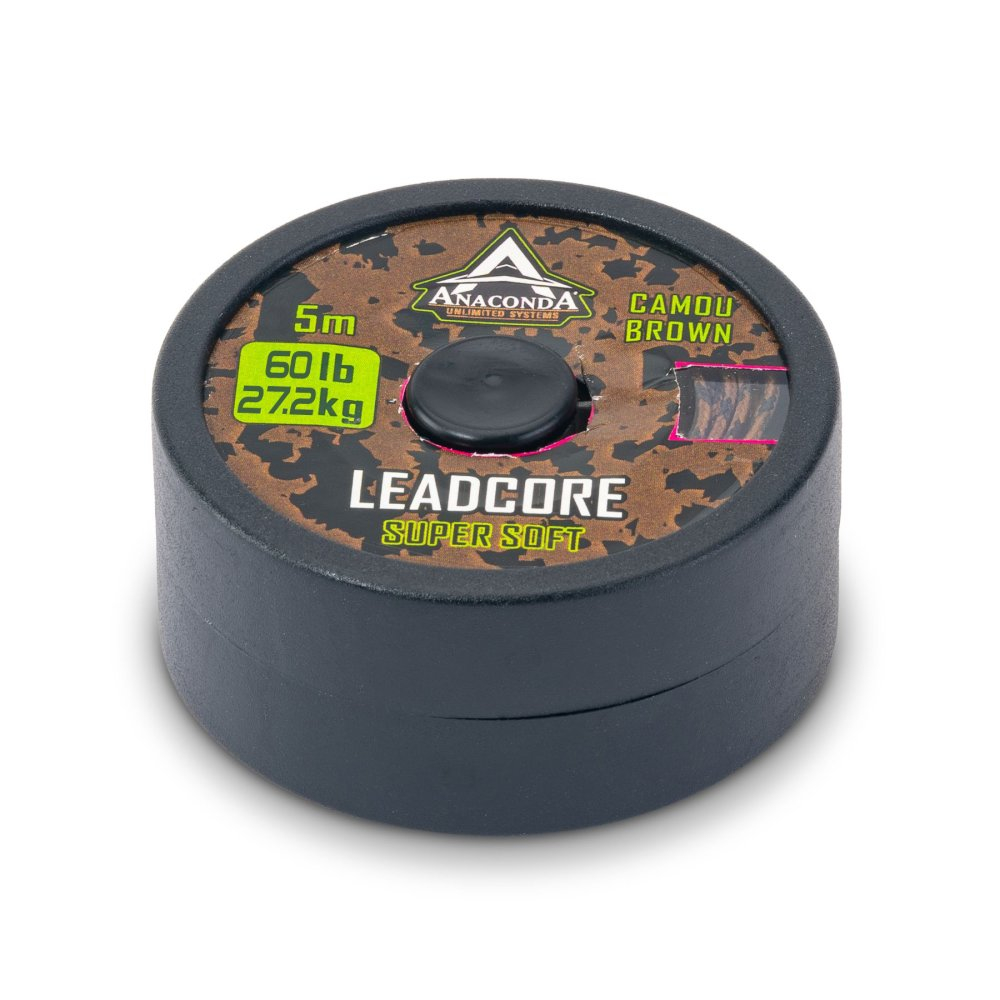 Ледкор Anaconda SUPER SOFT Camou Brown 60lb 5м