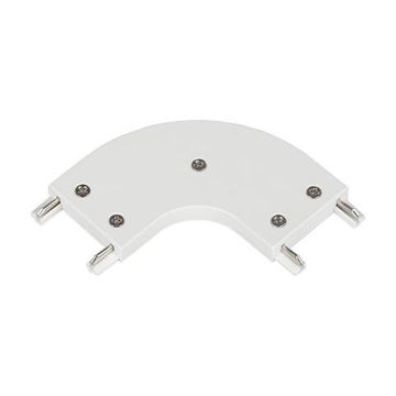 Коннектор питания полукруглый APL.0181.10.01 белый Magnetic track 48 Aployt