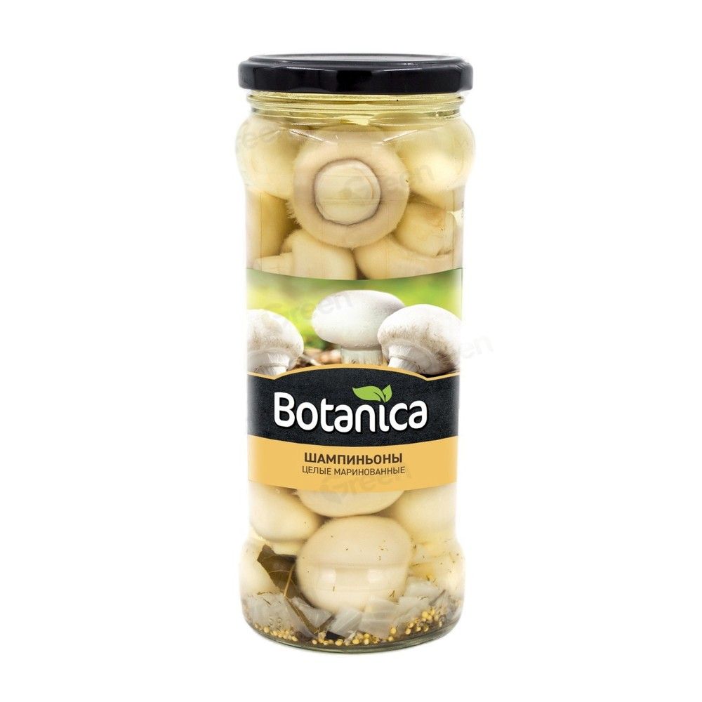 Грибы марин.шампиньоны целые Botanica 580мл
