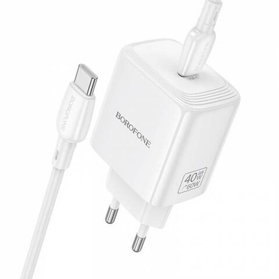 Зарядное устройство для Type-C Borofone BN33 PD40W (white)
