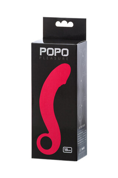 Анальный стимулятор POPO Pleasure, (18 см) (Цвет: ярко-розовый)