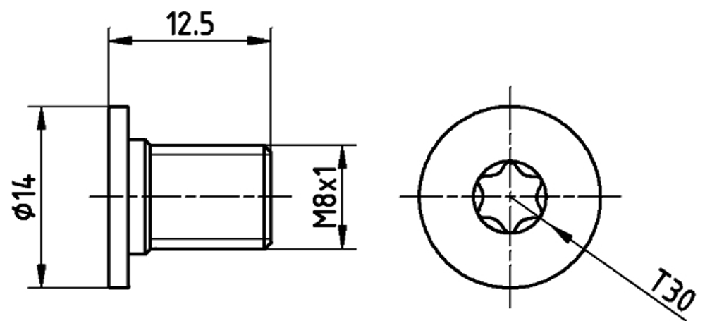 TEXTAR - TPM0002-TET - Bolt, brake disc