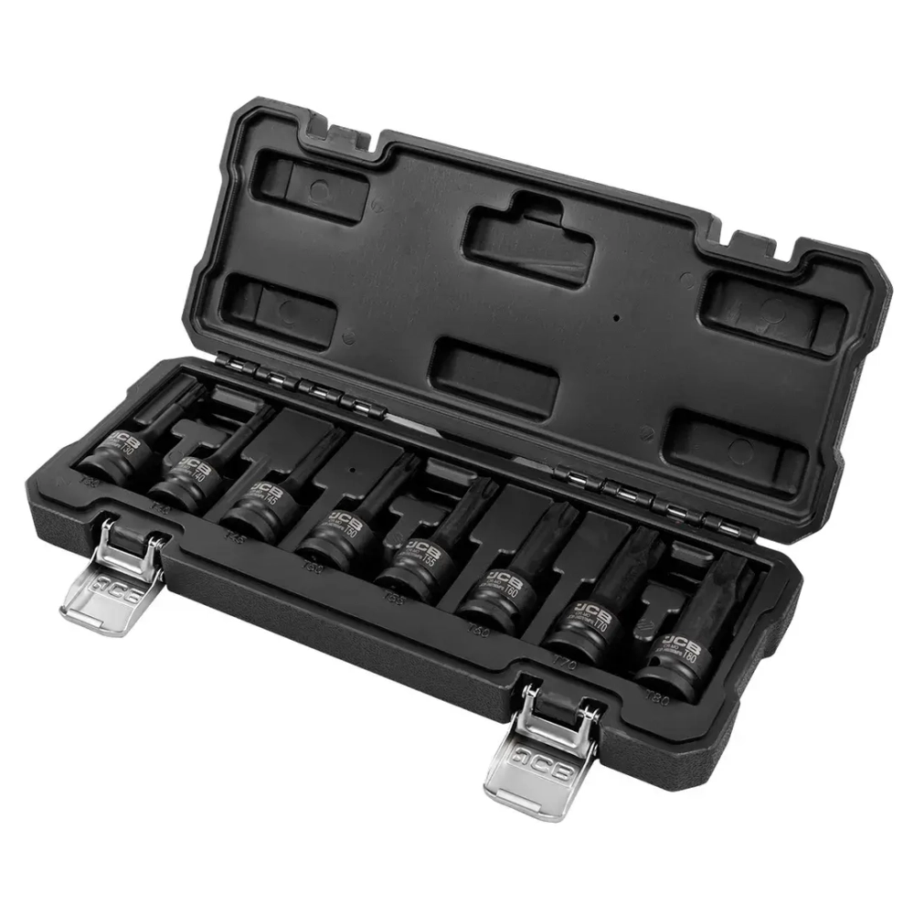 Набор головок-бит TORX ударных 8пр. 1/2'' JCB JCB-4088MPB
