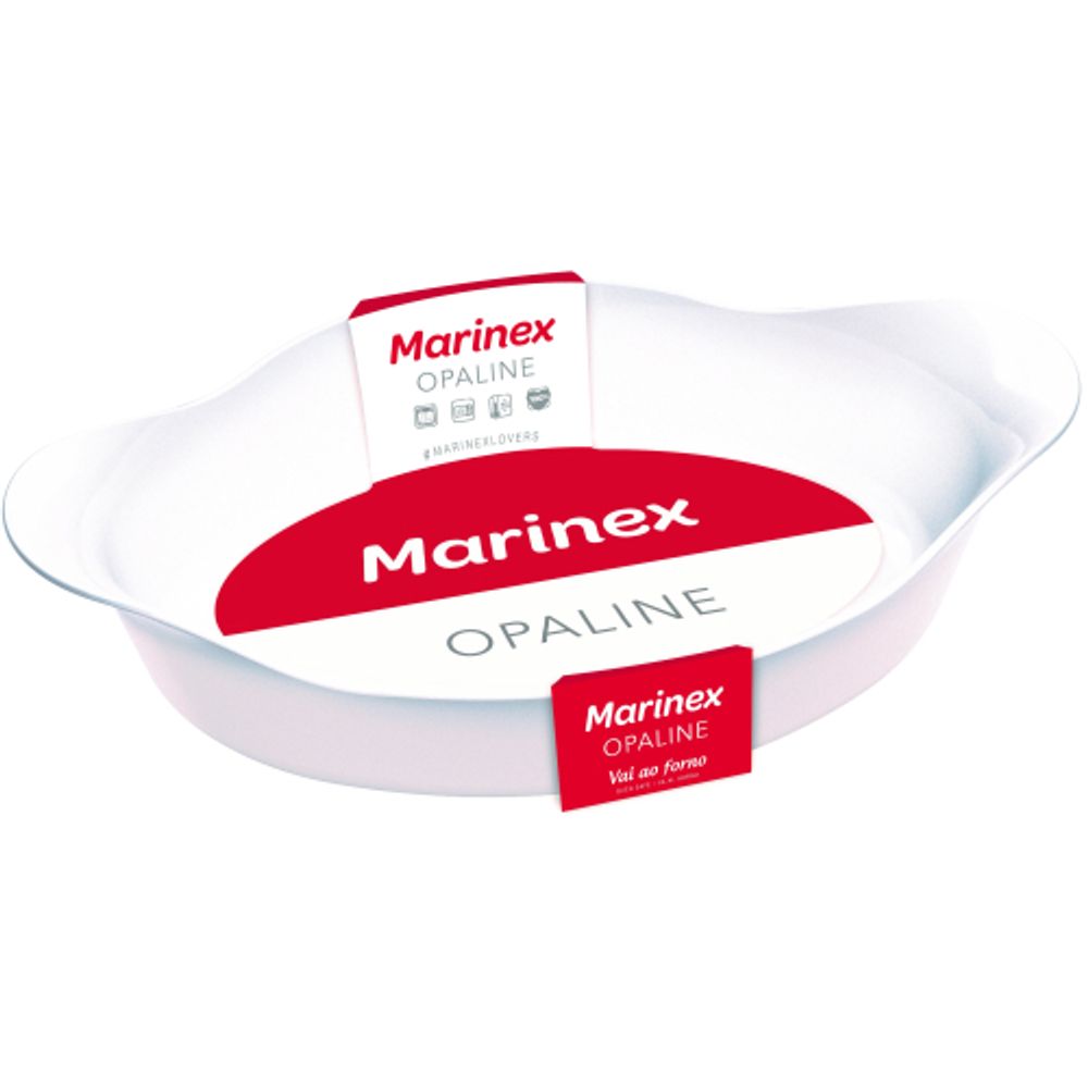 Marinex Опал жаропрочная форма овальная 1,4 л (31х20х7см) | Marinex