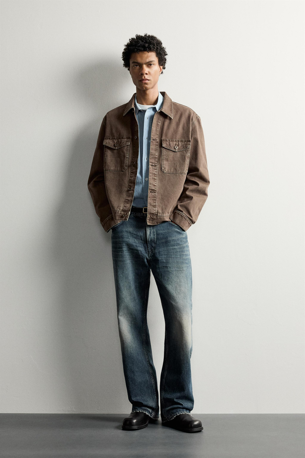 БАЗОВАЯ ДЖИНСОВАЯ КУРТКА — ZARA · 6987/354