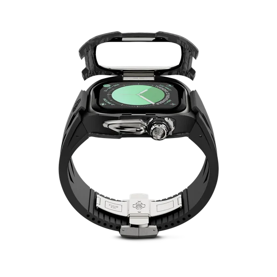 Корпус для Apple Watch RSCIII45 - Серебристый/Карбон