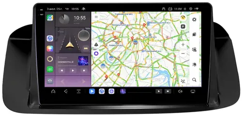 Магнитола для Honda Accord 2008-2012 - Kuberg SF-9228-3 (с усилителем, BSJ, рамка матовая) QLed+2K, Android 13, Быстрейшая, CarPlay, 4G SIM-слот